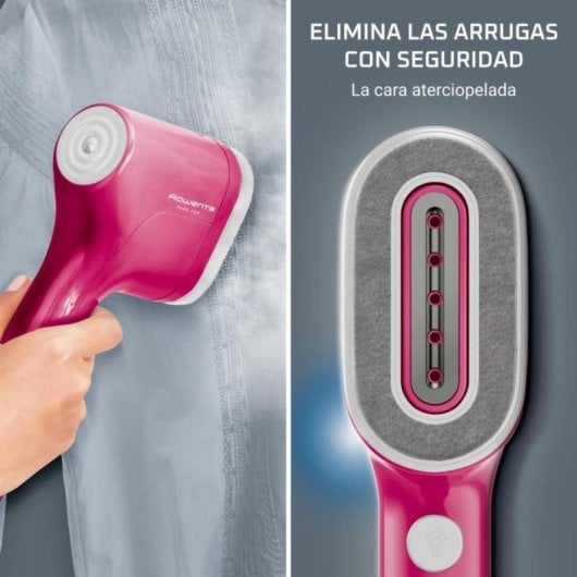 Vaporizador de prendas Rowenta DR2023 Pure Pop 1300W 20 g/min Rosa compacto portátil