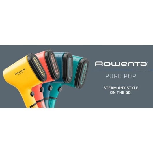 Vaporizador de prendas Rowenta DR2023 Pure Pop 1300W 20 g/min Rosa compacto portátil