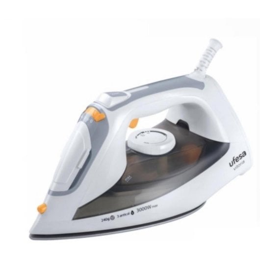 Fer à repasser Ufesa PV3700 3000 W 0,4 L gris blanc vapeur 45 g/min auto-nettoyage