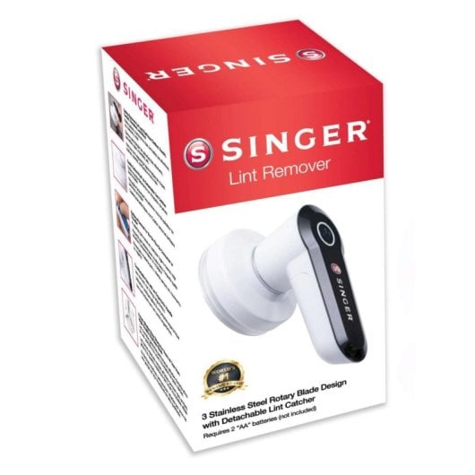 Quitapelusas Singer 220015002 Negro Blanco Acero Inoxidable Certificación CE