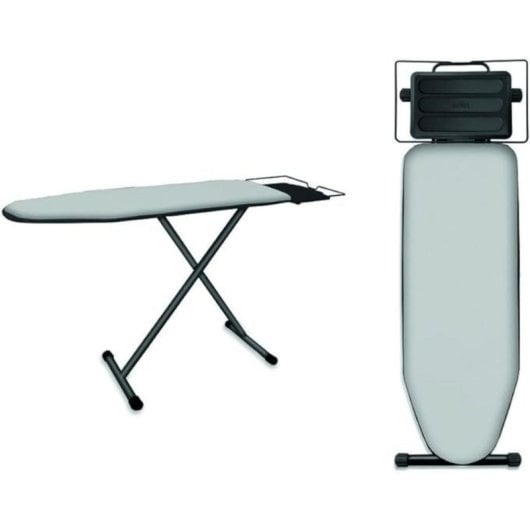 Tavolo da stiro Braun IB 3001 BK 7 altezze copertura cotone 1220 x 400 mm