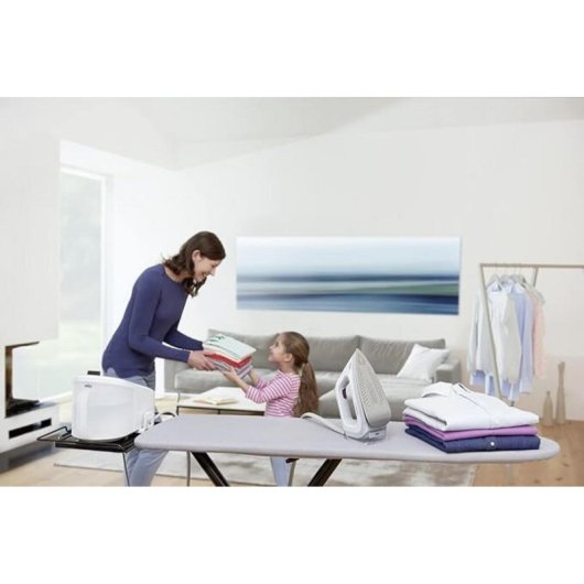 Tavolo da stiro Braun IB 3001 BK 7 altezze copertura cotone 1220 x 400 mm