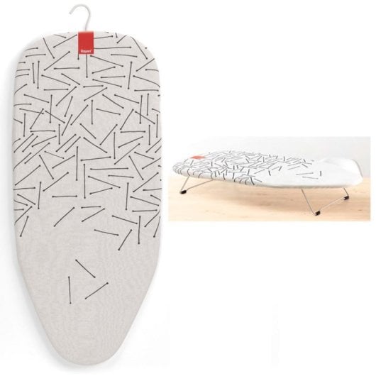 Tabla de planchar Rayen 6036 sobremesa 73 x 31 cm base antideslizante algodón beige