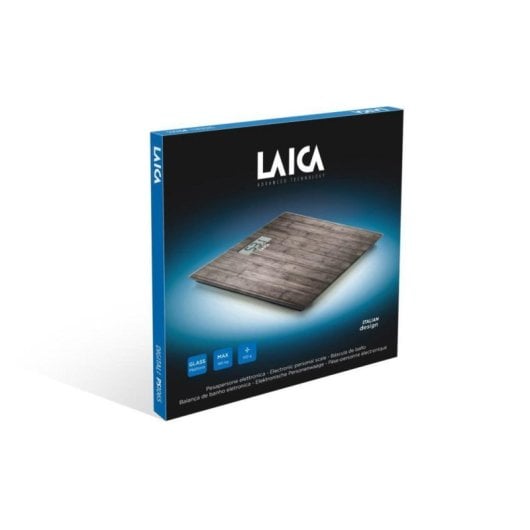 Personenwaage Laica PS1065N Elektronisch Holzoptik 180 kg LCD Glasoberfläche