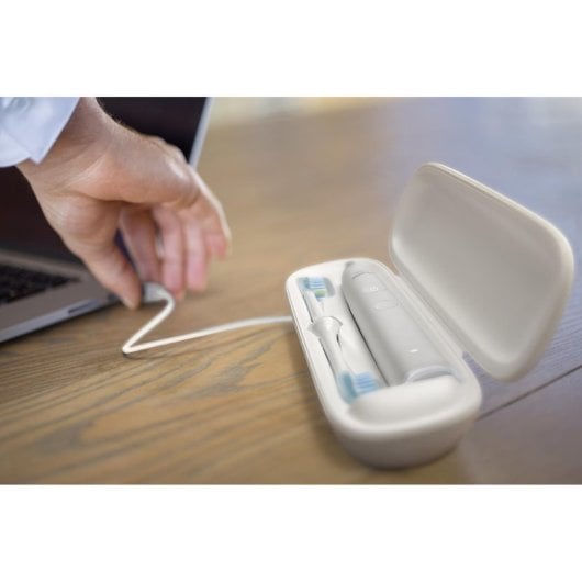 Cepillo eléctrico Philips Sonicare DiamondClean 9000 HX9913/17 vibratorio blanco Bluetooth