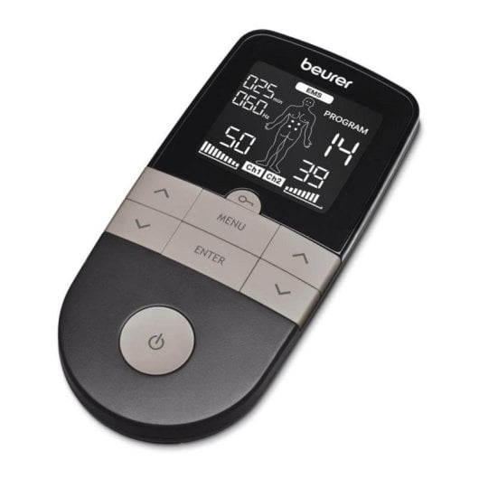 Electroestimulador Beurer EM1R RELIEF+ 64 aplicaciones 50 niveles intensidad LCD