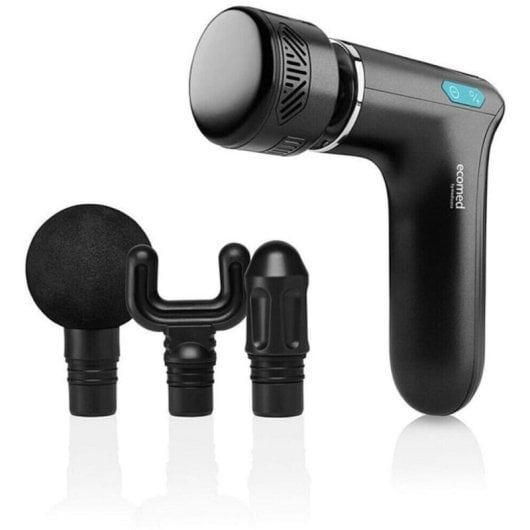 Pistola de masaje Medisana MG-50E 20W Frío Calor 4 cabezales Batería USB Negro