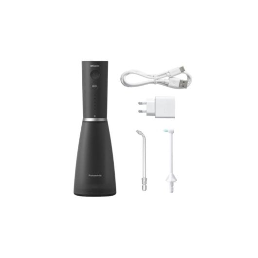 Irrigador oral Panasonic EW-DJ86 ultrasónico sem fios 0,2L preto com escova sónica