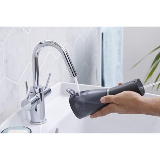 Irrigador oral Panasonic EW-DJ86 ultrasónico sem fios 0,2L preto com escova sónica