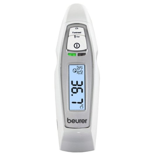 Termómetro Beurer FT65 infrarrojos 10 memorias modo oído frente superficie alarma fiebre