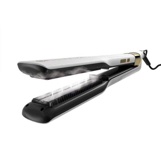 Lisseur Céramique Bellissima Steam Elixir 230ºC 4 Réglages Arrêt Automatique Écran Blanc