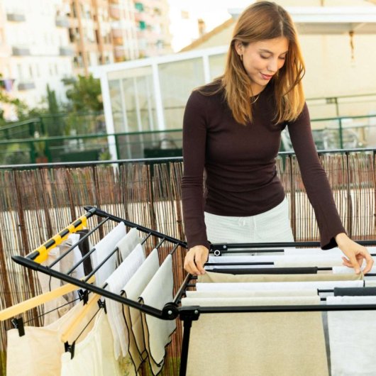 Étendoir à linge pliable Newlux Bold V22 Noir