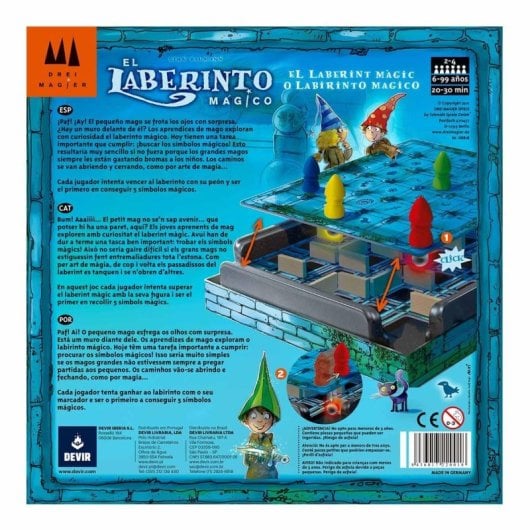 Juego de mesa Devir El Laberinto Mágico multicolor estrategia para 2-4 jugadores