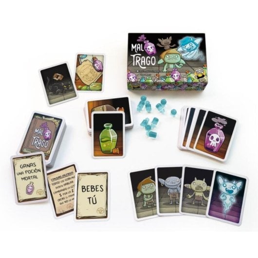 Jeu de société Mal Trago Jeu de cartes stratégique pour adultes et enfants
