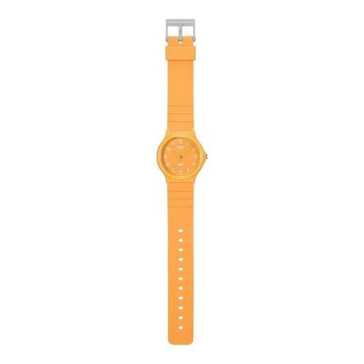 Casio MQ-24B-9BEF 35mm Resina Arancione Orologio da Polso Unisex Resistente all'Acqua
