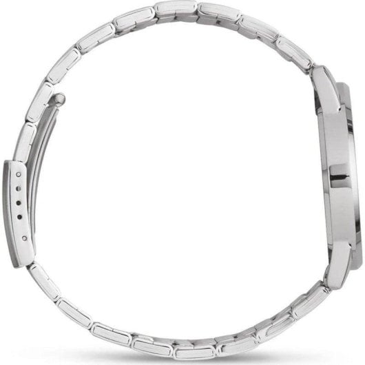 Casio MTP-1303PD-1AVEG 40mm Analogico Acciaio Inox Argento Quadrante Nero Cinturino Argento