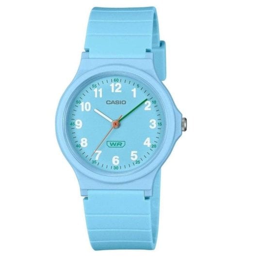 Casio LQ-24B-2BEF 34mm Analogique Résine Bleu Clair Étanche