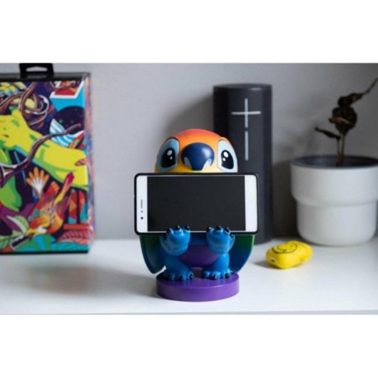 Soporte Cable Guy Disney Stitch Rainbow Multicolor Gaming Desk