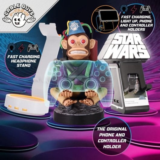 Figur Kabelhalter Cable Guys CGCRDS400655 Angel Stitch Disney, kompatibel mit Smartphones & Gamecontrollern