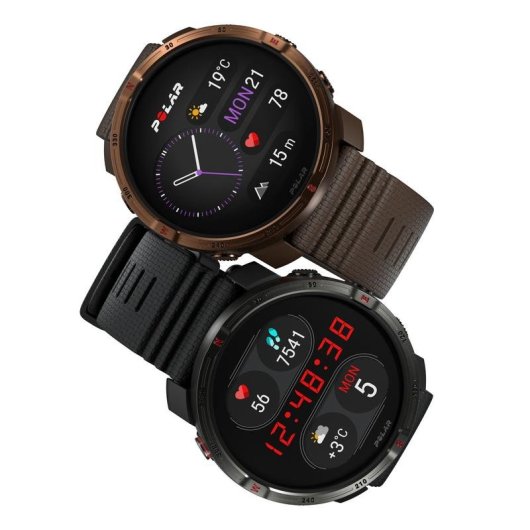 Polar Grit X2 Pro GPS Bluetooth 48mm AMOLED Preto WR100 Resistente