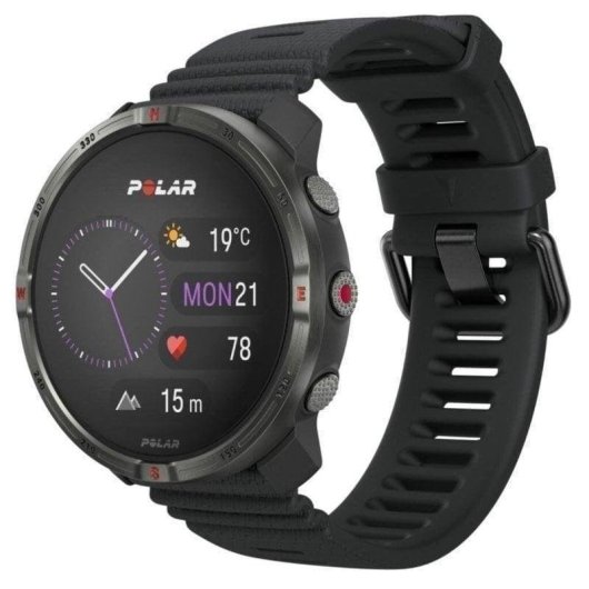 Polar Grit X2 Pro GPS Bluetooth 48mm AMOLED Preto WR100 Resistente