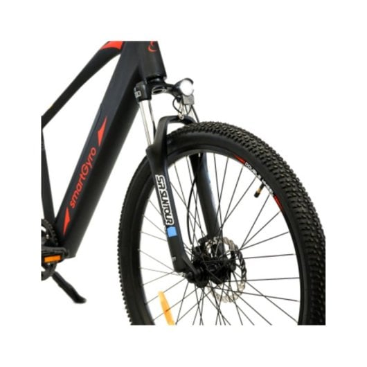 Bicicleta eléctrica SmartGyro Senda batería litio 10 Ah 250 W 27,5" negro-titanio