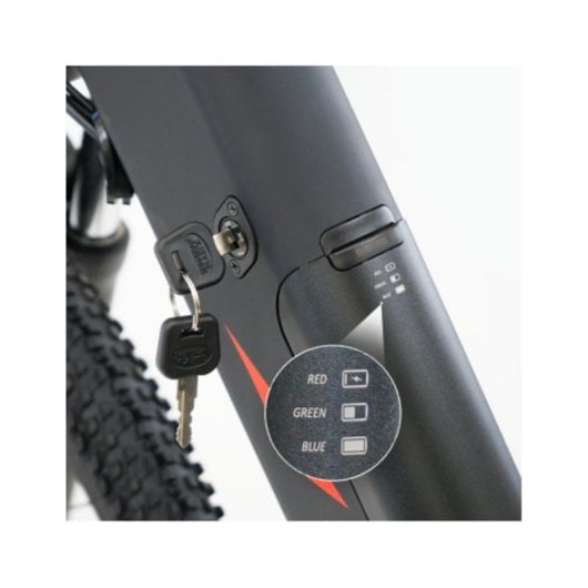 Bicicleta eléctrica SmartGyro Senda batería litio 10 Ah 250 W 27,5" negro-titanio