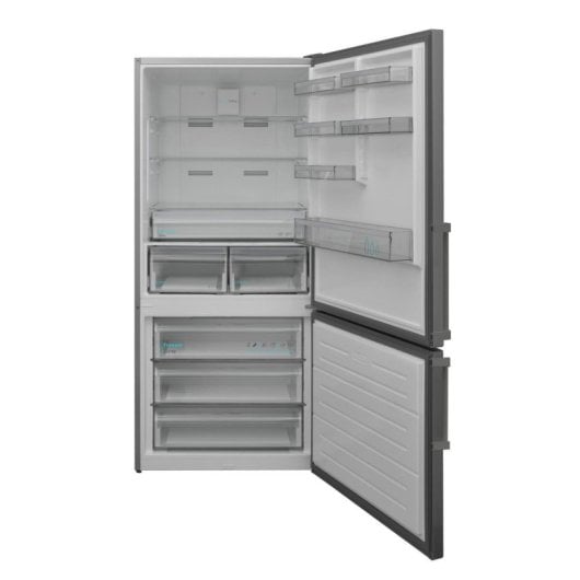 Frigorífico Combi Sharp SJ-BA35CHXIE No Frost 186cm 588L E Inox Nanofrost IceMatic