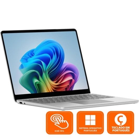 Microsoft Surface Laptop Copilot+ PC Snapdragon X Plus/16GB/256GB SSD/13" Tátil Platinum Metal (PT)