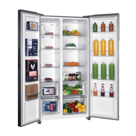 Frigorífico Americano Hoover HHSBSO 6174DX No Frost 177cm 532L D Inox