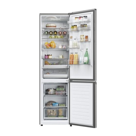 Frigorífico Combi Haier HDPW5620ANPK No Frost 205cm 409L A Inox WiFi IA