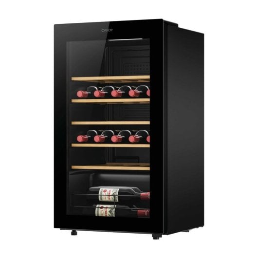 Vinoteca Candy CWC034 34 Botellas WiFi Negro Clase G Antivibración LED FSC
