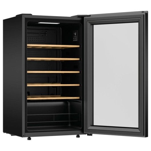 Vinoteca Candy CWC034 34 Botellas WiFi Negro Clase G Antivibración LED FSC