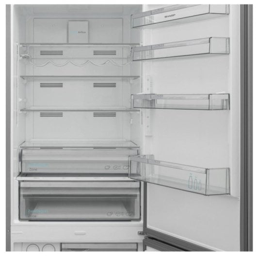 Frigorífico Combi Sharp SJNBA34IHXPD No Frost 192cm 481L D Blanco Dual Control