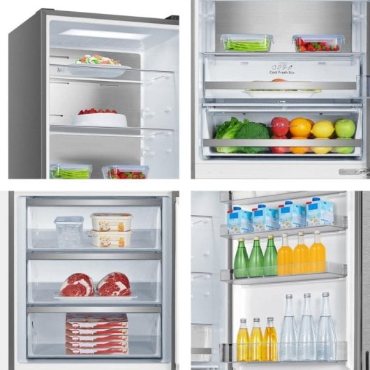 Frigorifero Combi Hisense RB645N4BIC Total No Frost 200cm 495L C Inox