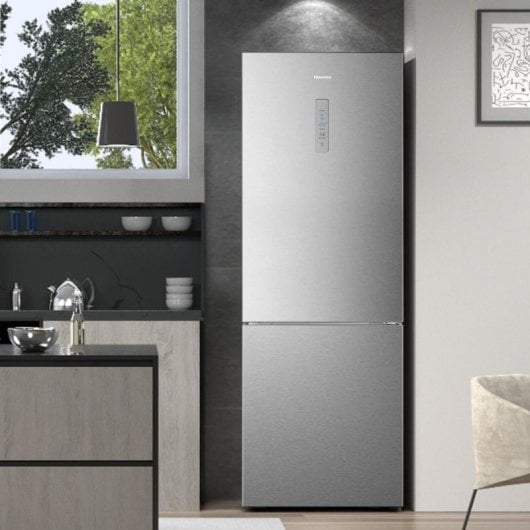 Frigorifero Combi Hisense RB645N4BIC Total No Frost 200cm 495L C Inox