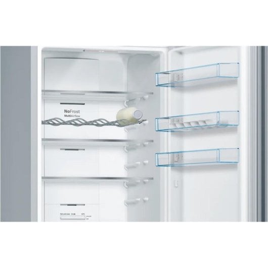 Frigorífico Combi Bosch KGN39VIDB Total No Frost 203cm 368L D Inox Alarme Porta EasyAccess