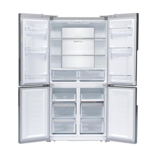 Frigorífico Cuatro Puertas Candy CQS5T918EWX1 Total No Frost 183 cm 563 L E Inox WiFi