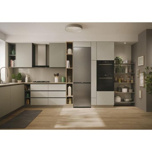 Frigorifico Combi Hoover HONCQ2T620EX No Frost 205 cm 409 L E Inox