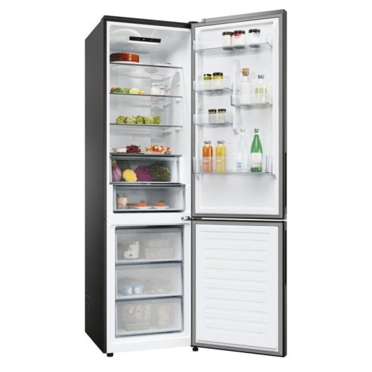 Frigorífico Combi Candy CNCQ2T620EB No Frost 205 cm 409 L E Negro WiFi