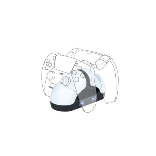 Soporte de recarga Bigben PS5DUALCHARGERV3 Dual PlayStation 5 USB 0,8 m negro/blanco