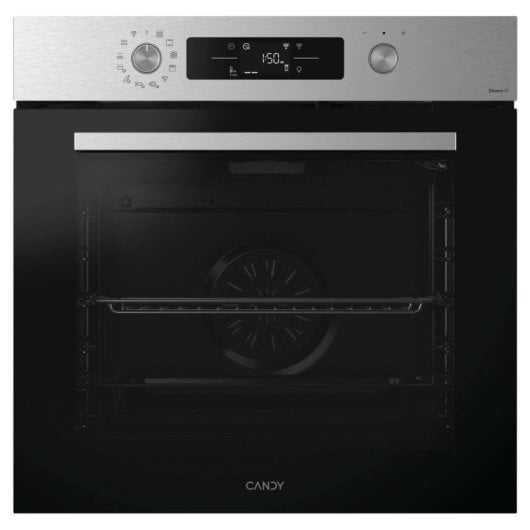 Horno elétrico Candy CA6 NP5B3EHTX 78 L Inox com vapor, conectividade Wi-Fi e autolimpeza