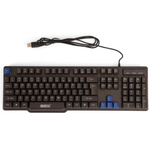 Teclado membrana Sparco SPGAMEKITESP Layout ES RGB pack ratón auriculares alfombrilla