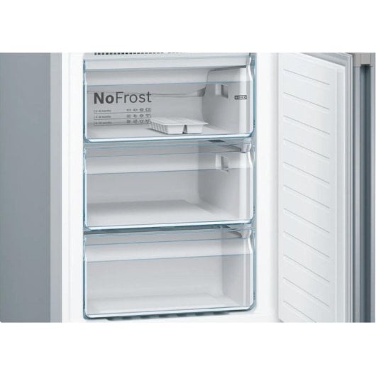 Frigorífico Combi Bosch KGN39VIEB No Frost 203 cm 368 L E Inox Puertas Reversibles Zona 0°C