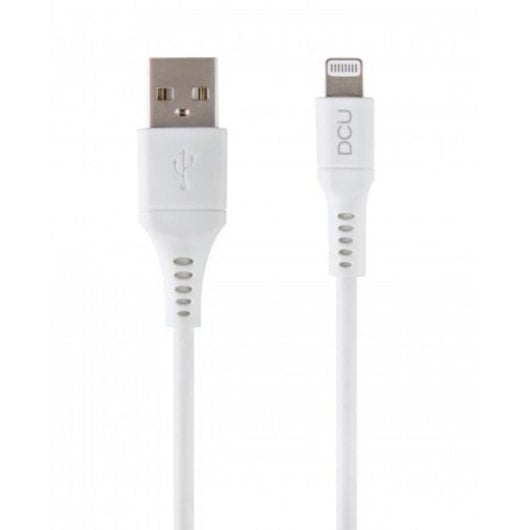 Câble Lightning DCU Advance Tecnologic 34101290 1 m USB A blanc homologué Apple