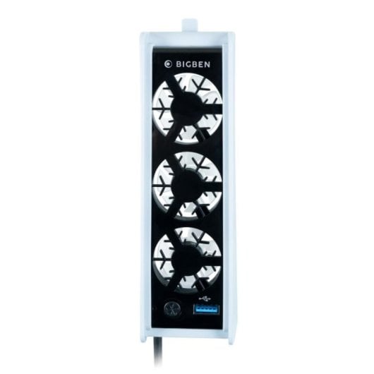 Ventilador de refrigeración Nacon PS5SCOOLINGFAN PlayStation 5 Slim Negro Blanco Iluminación Azul
