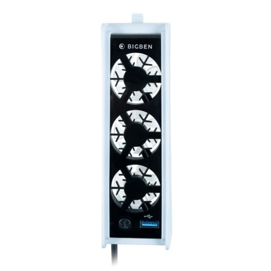Ventilador de refrigeración Nacon PS5SCOOLINGFAN PlayStation 5 Slim Negro Blanco Iluminación Azul