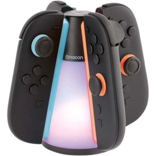 Nacon Base de Carga com RGB e USB-C para 4 Joy-Con Nintendo Switch 2