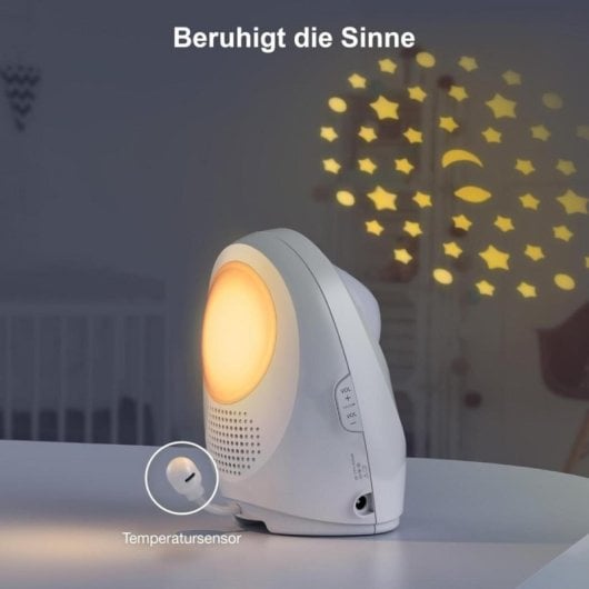 Vigila Bebés VTECH DM1212 Branco 460 m Luz Noturna Sensor Temperatura 5 Canções de Embalar