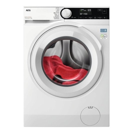 Lavadora AEG LFR7394N2B Carga Frontal 9 kg 1400 rpm Clase A Blanca ProSteam